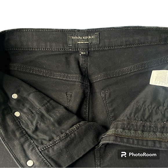 Banana Republic Black Hi-Rise Skinny’s - Picture 4 of 4